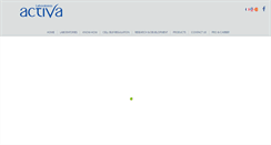 Desktop Screenshot of laboratoiresactiva.com